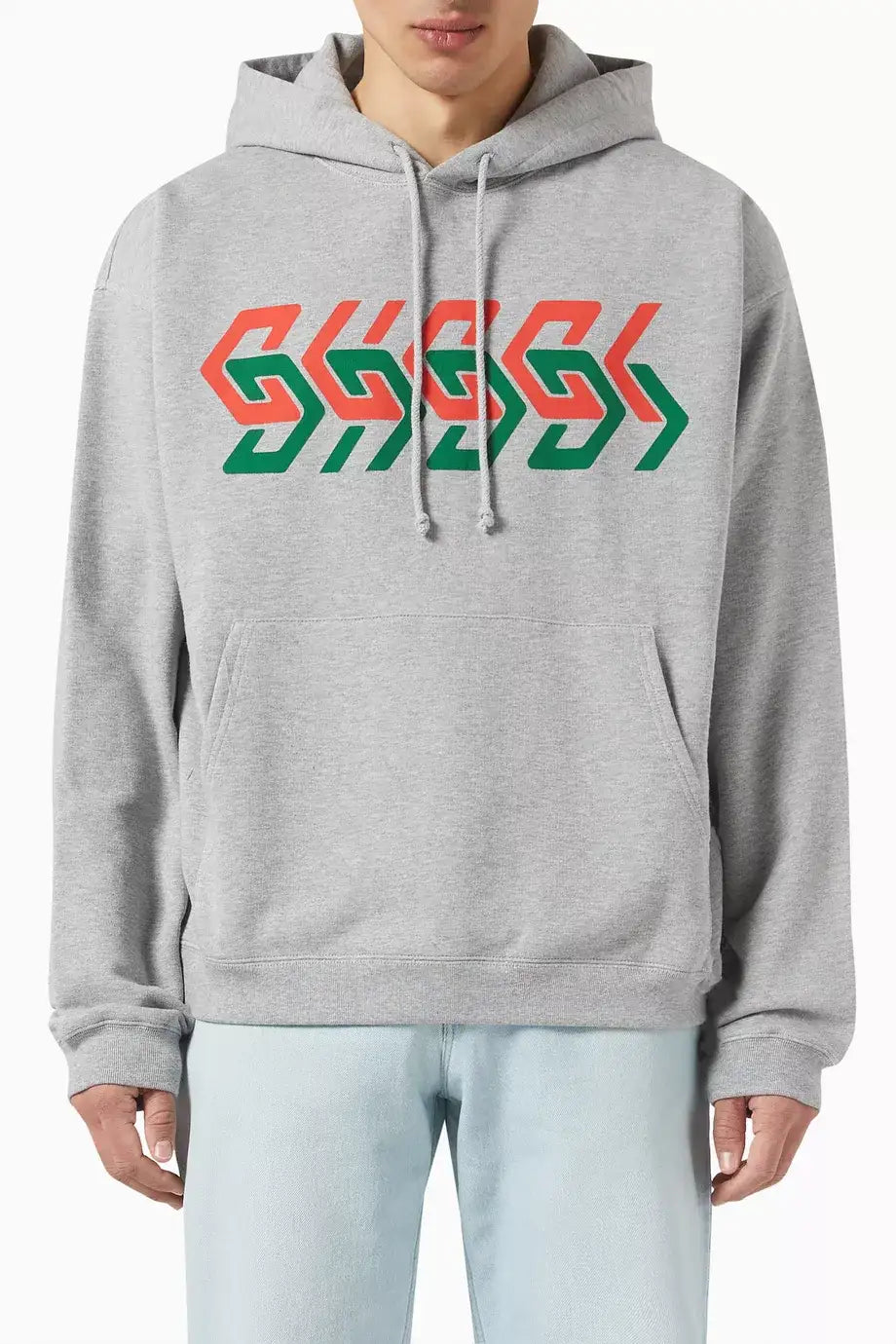 Sudadera con capucha y estampado del logotipo de espejo