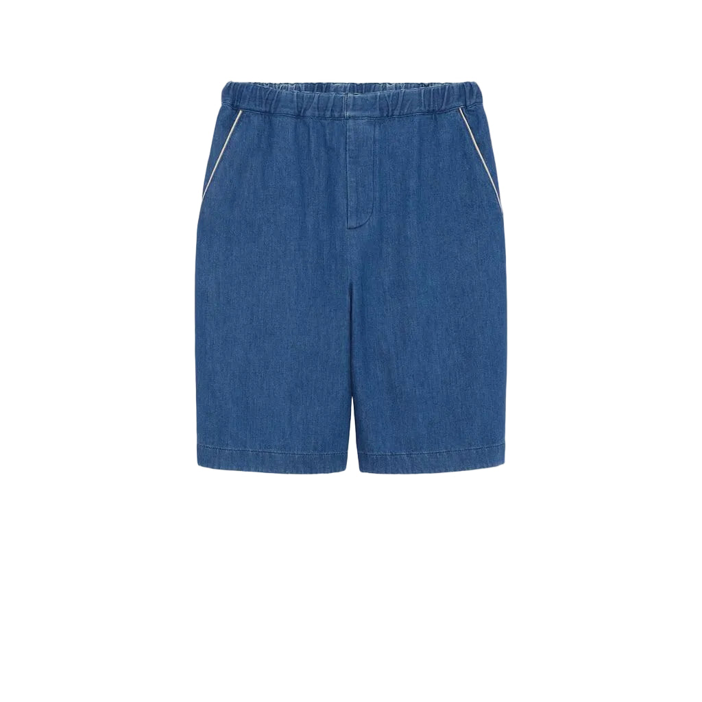 Denim Shorts G Patch Blue