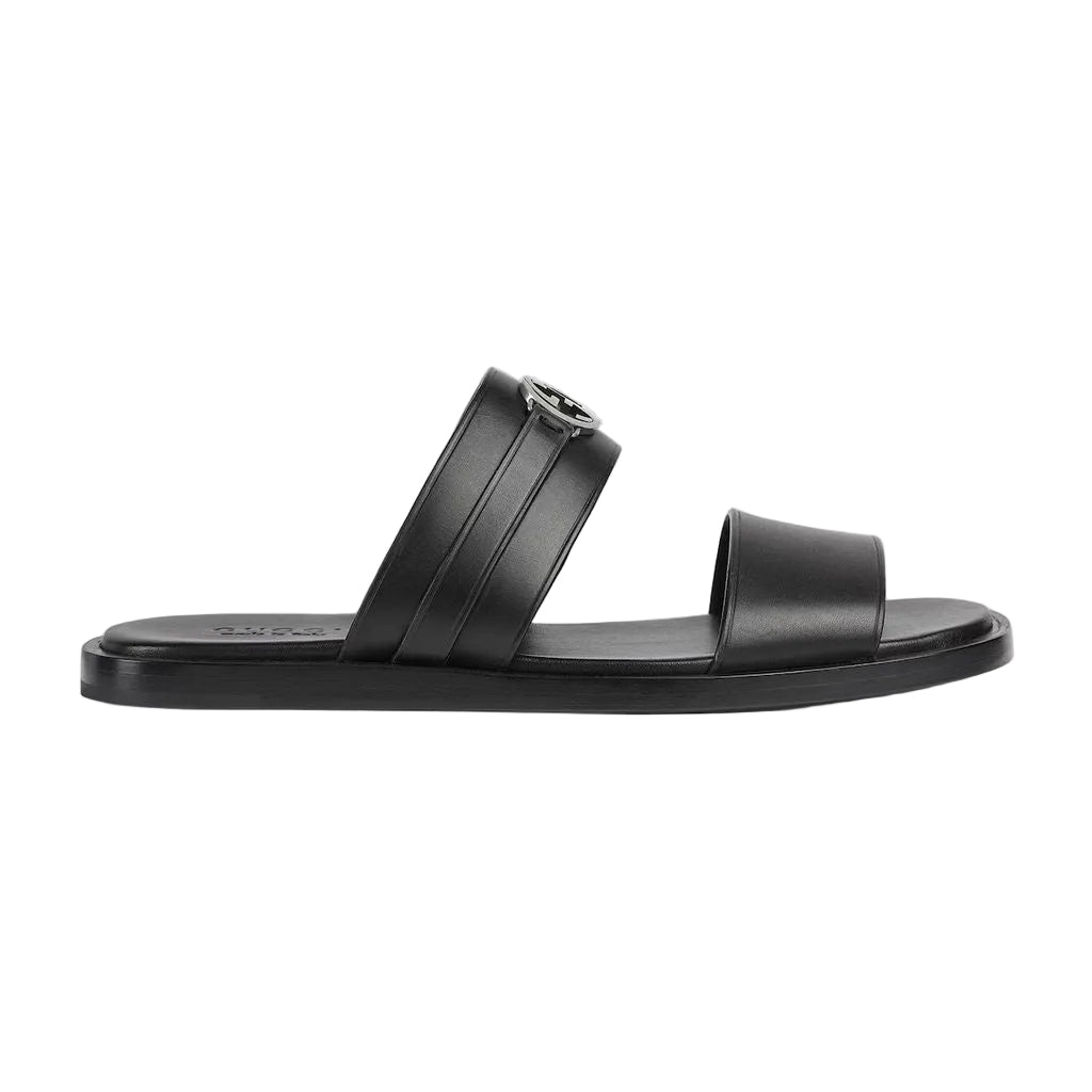 Sandal With Round Interlocking G