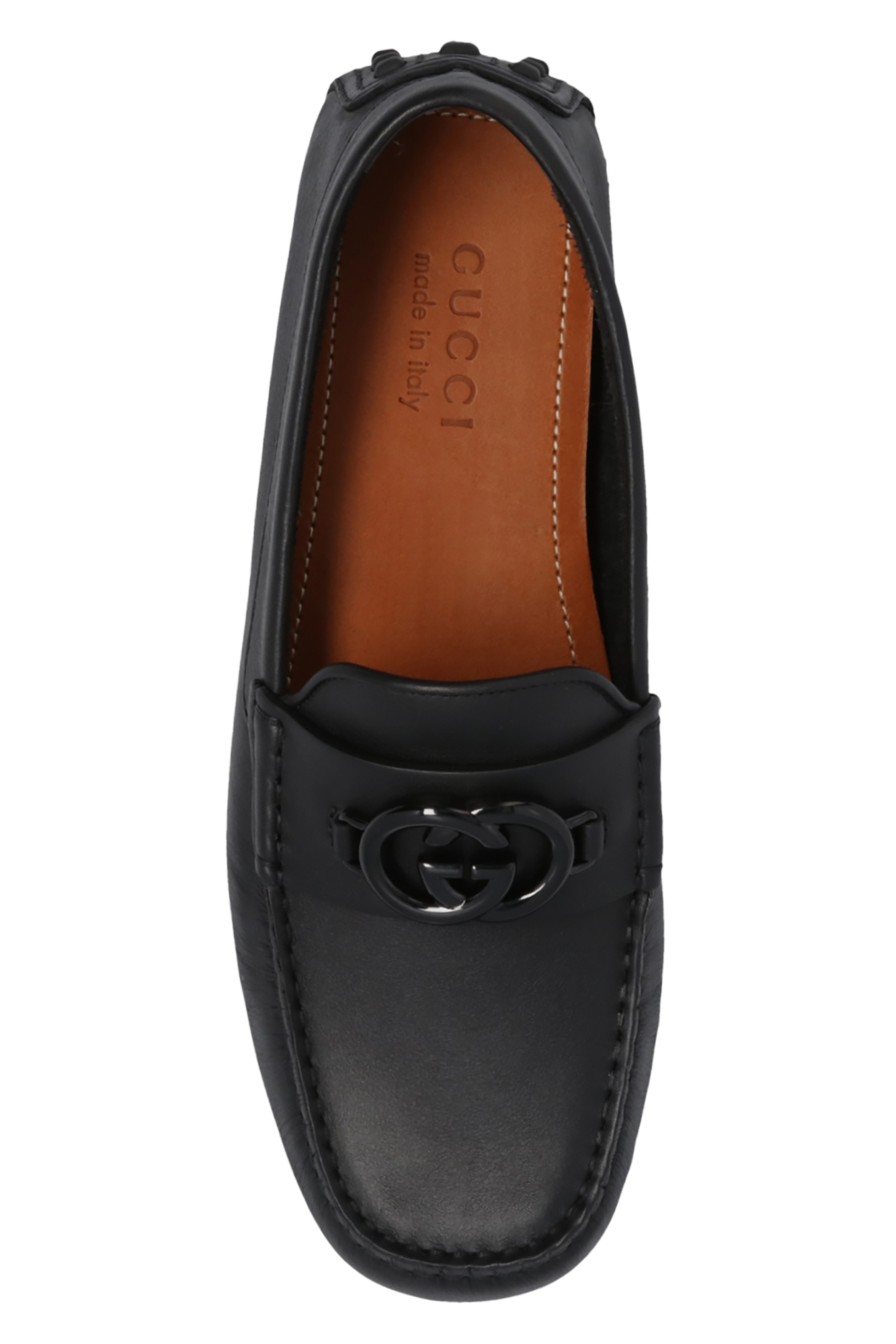 Gucci Entrelazado G Driver negro
