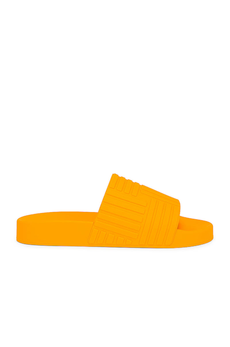 Sandalias de goma con relieve 'Tangerine'