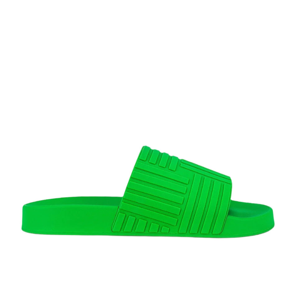 Embossed Rubber Slides 'Parakeet'