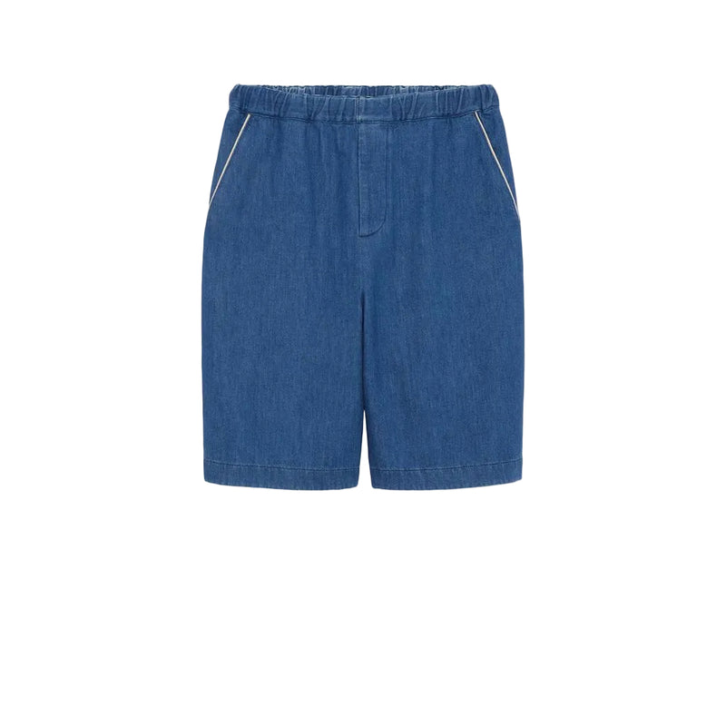 Denim Shorts G Patch Blue