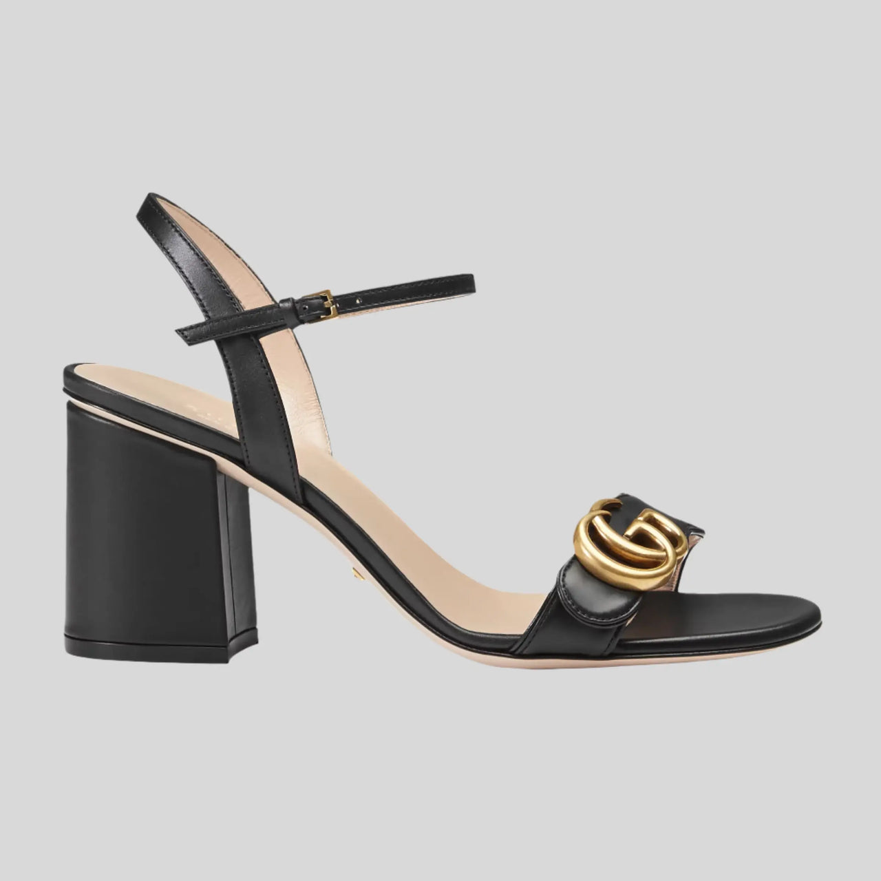 (WMNS) Gucci G Heel Sandals 'Black'