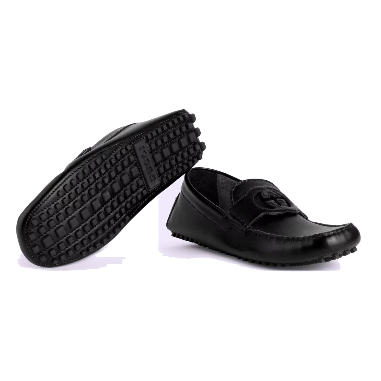 Gucci Interlocking GG driver black