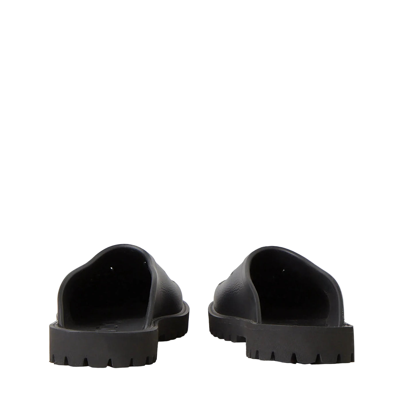 Perforated G Low Clogs 'Black'