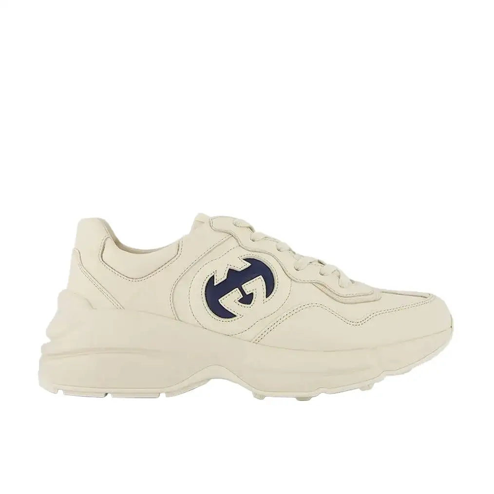 Interlocking G Rhyton Leather Sneakers