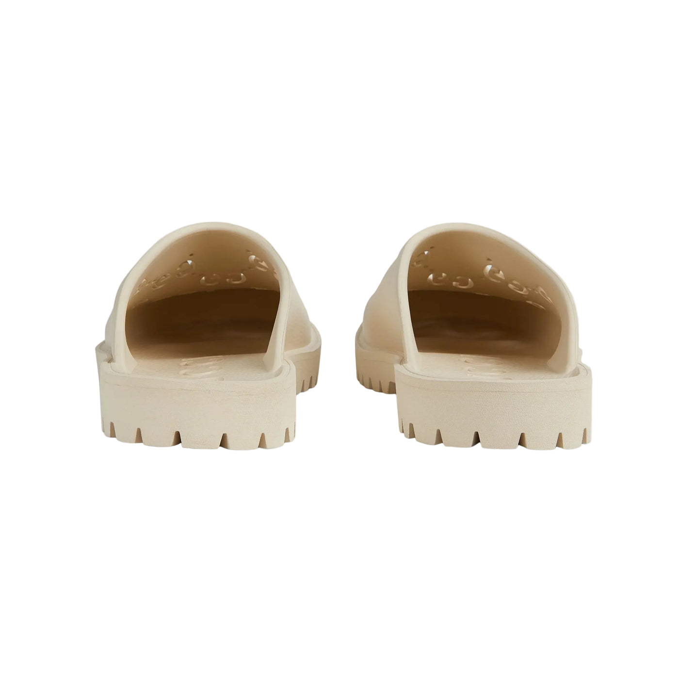 Perforated G Low Clogs ' Beige'